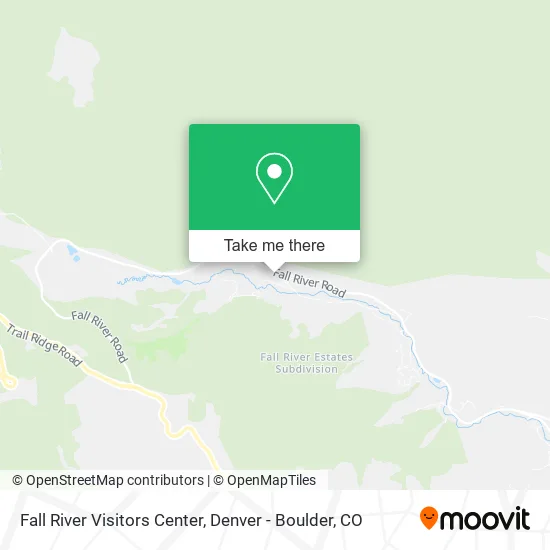 Fall River Visitors Center map