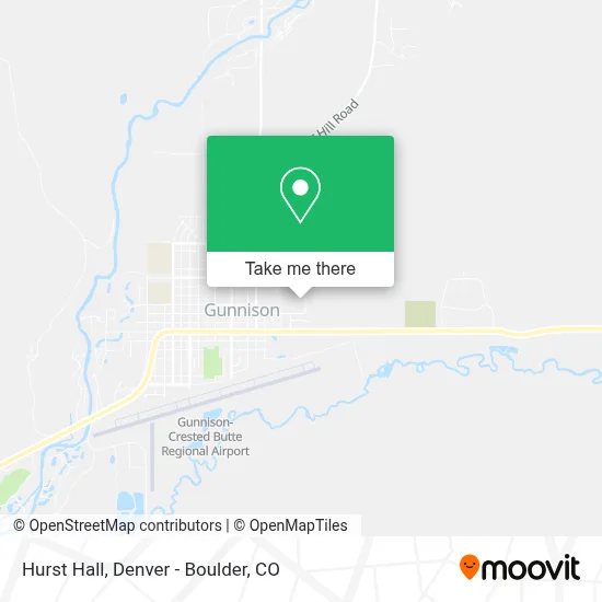 Hurst Hall map