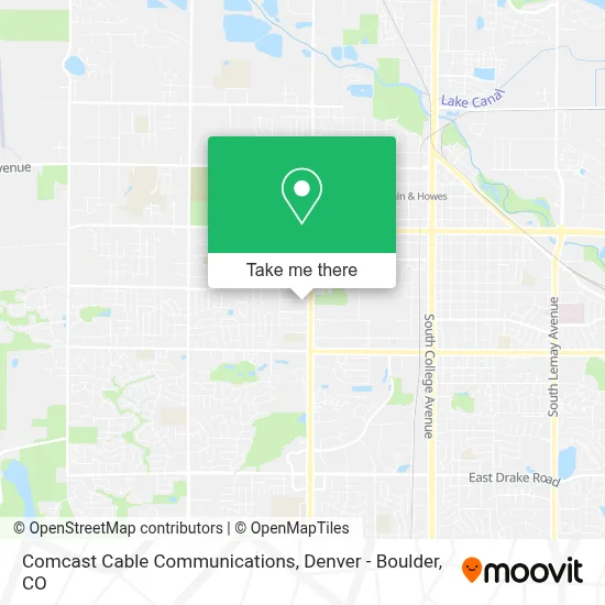 Comcast Cable Communications map