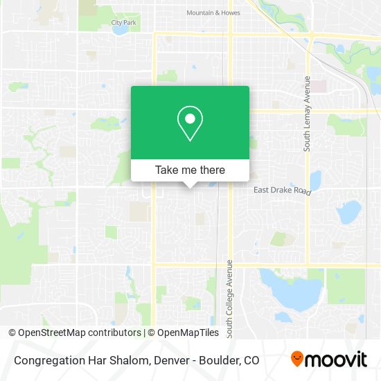 Congregation Har Shalom map