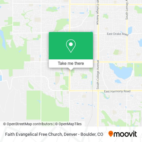 Mapa de Faith Evangelical Free Church