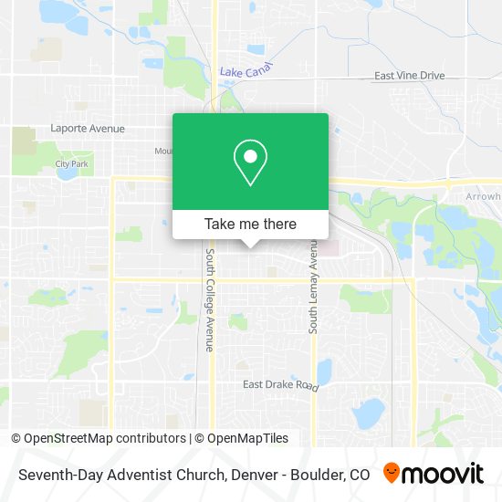 Seventh-Day Adventist Church map