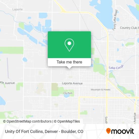 Unity Of Fort Collins map