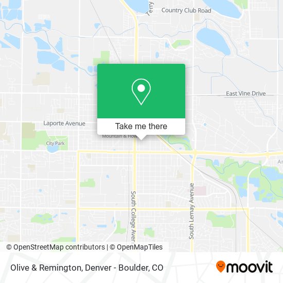Olive & Remington map