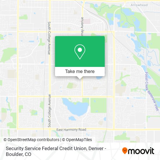Security Service Federal Credit Union map