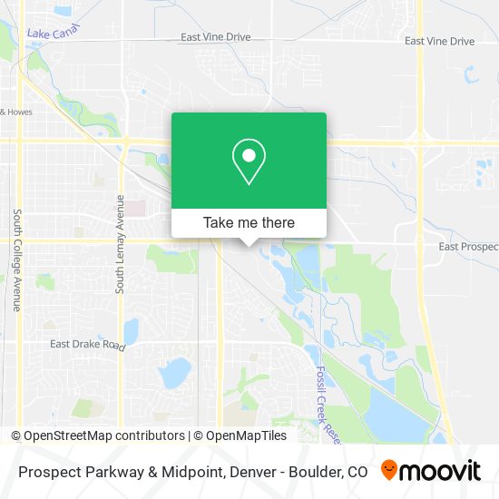 Prospect Parkway & Midpoint map