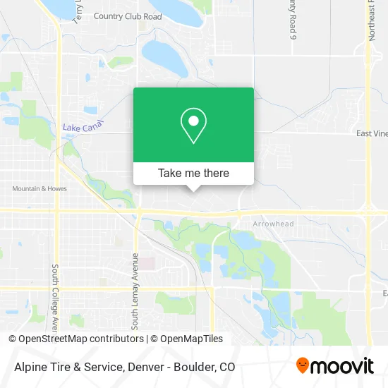 Alpine Tire & Service map