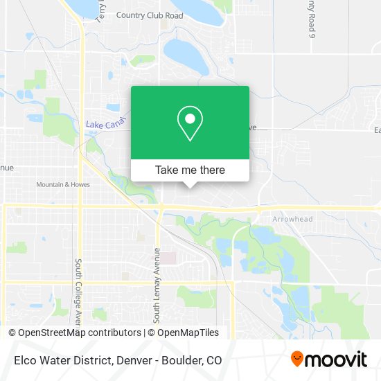 Elco Water District map