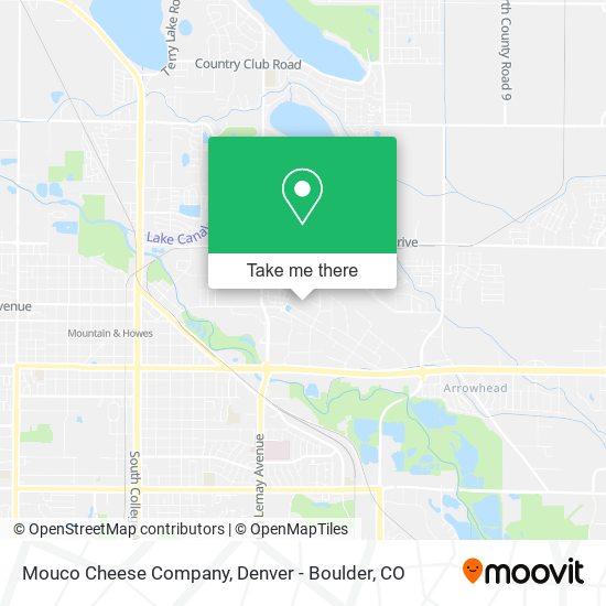 Mapa de Mouco Cheese Company