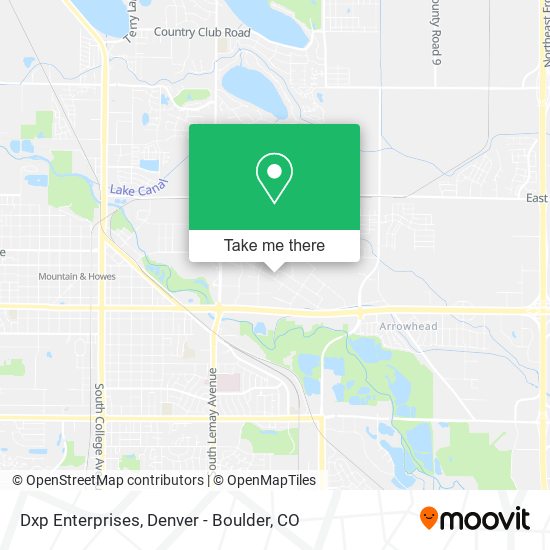 Dxp Enterprises map