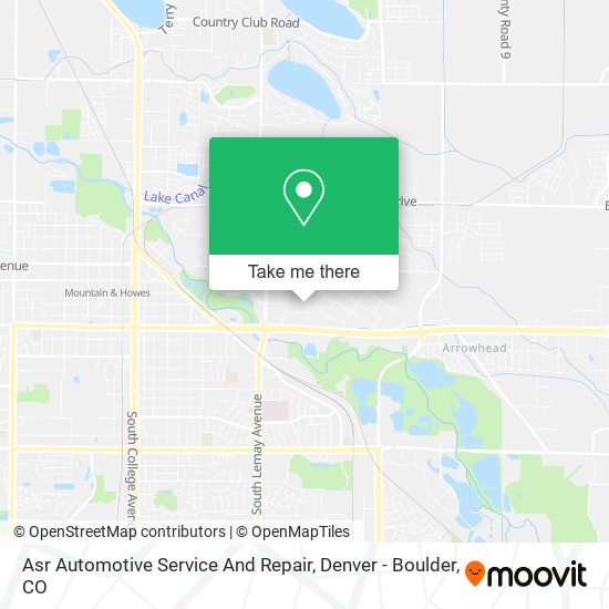 Asr Automotive Service And Repair map
