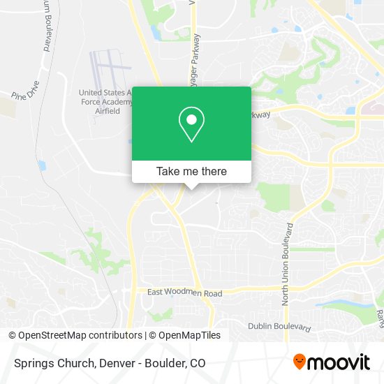 Springs Church map