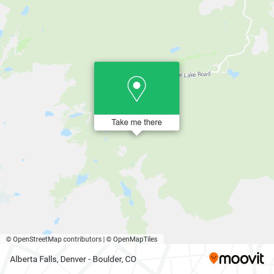 Alberta Falls map