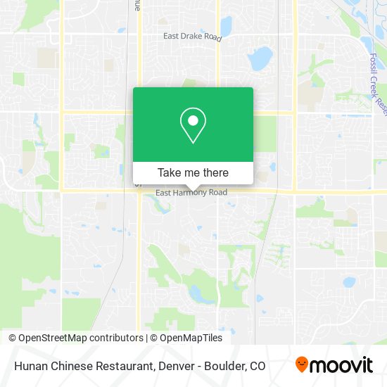 Mapa de Hunan Chinese Restaurant