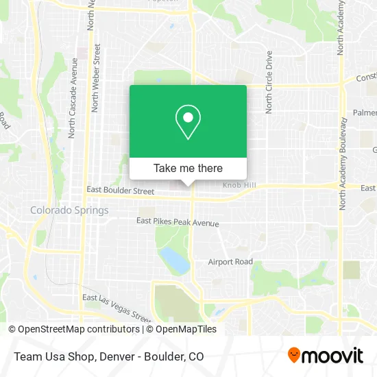Team Usa Shop map
