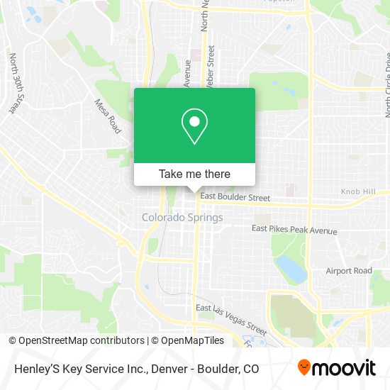 Henley’S Key Service Inc. map