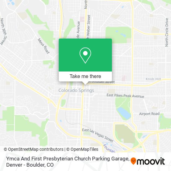 Mapa de Ymca And First Presbyterian Church Parking Garage