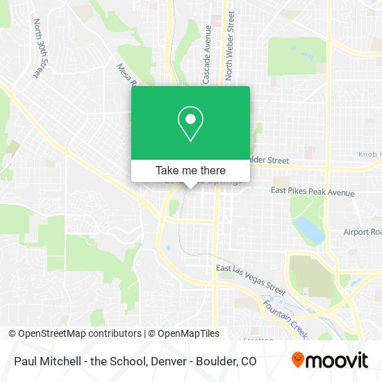 Paul Mitchell - the School map