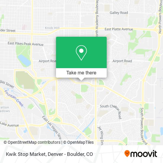 Kwik Stop Market map