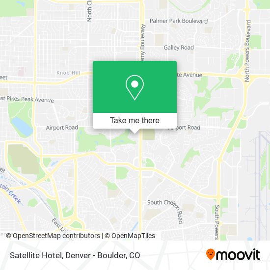 Satellite Hotel map
