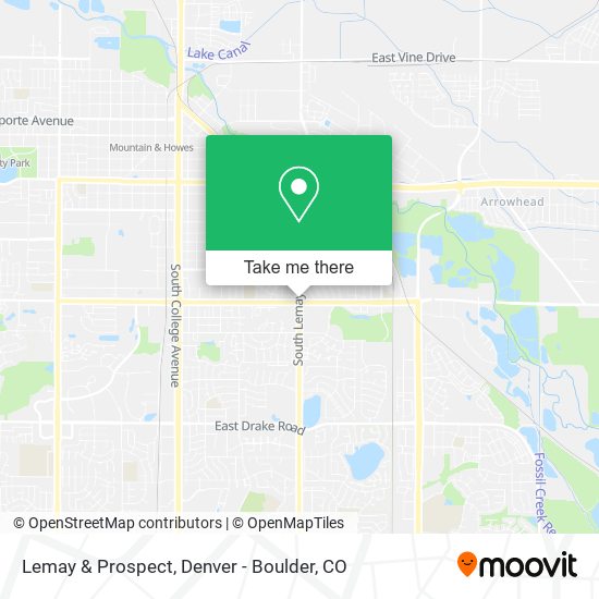 Lemay & Prospect map