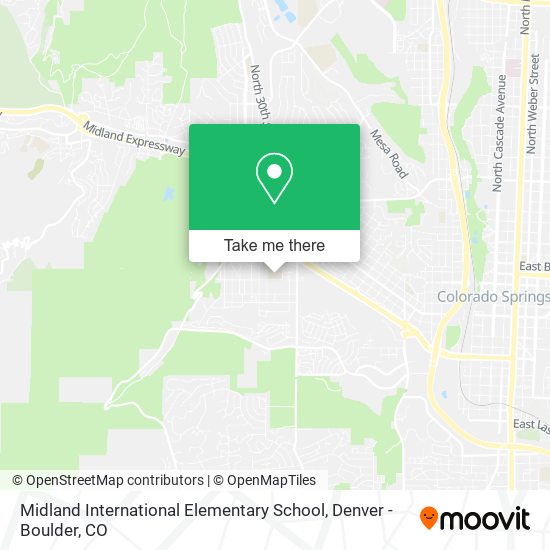 Mapa de Midland International Elementary School