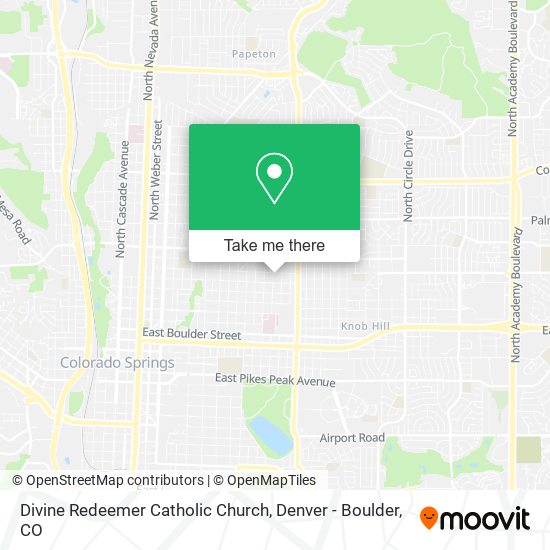 Divine Redeemer Catholic Church map