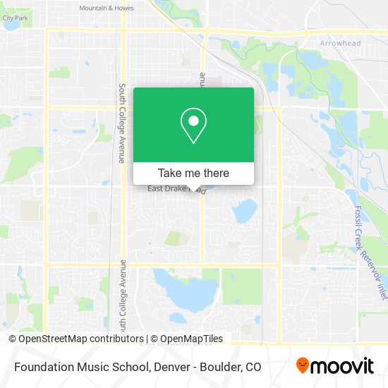Foundation Music School map