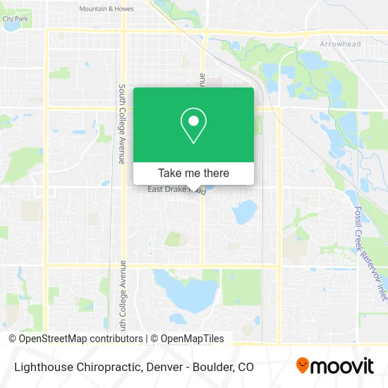 Lighthouse Chiropractic map
