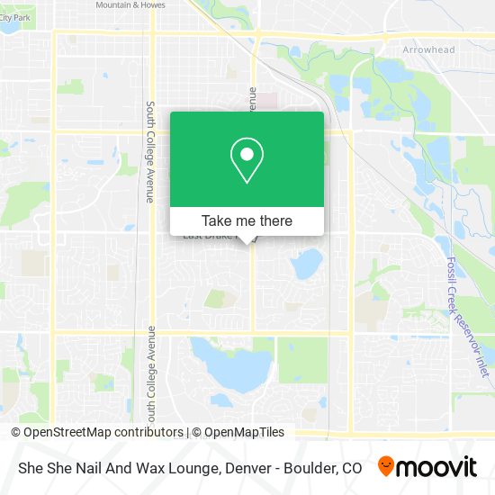 Mapa de She She Nail And Wax Lounge