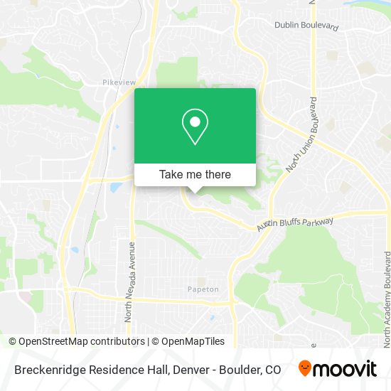 Breckenridge Residence Hall map