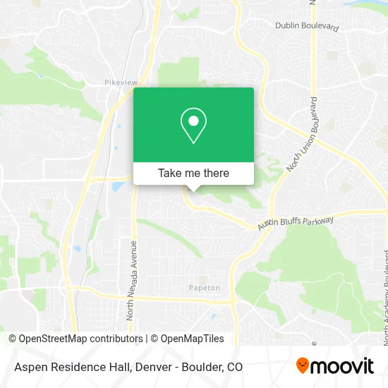 Aspen Residence Hall map