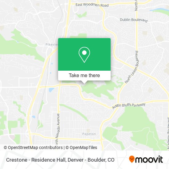 Crestone - Residence Hall map