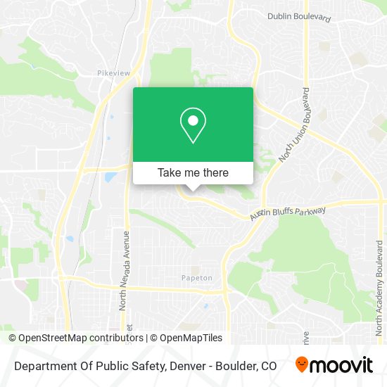 Mapa de Department Of Public Safety