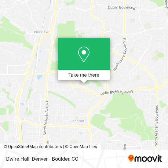 Dwire Hall map