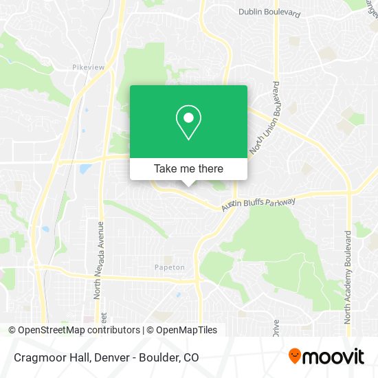 Cragmoor Hall map