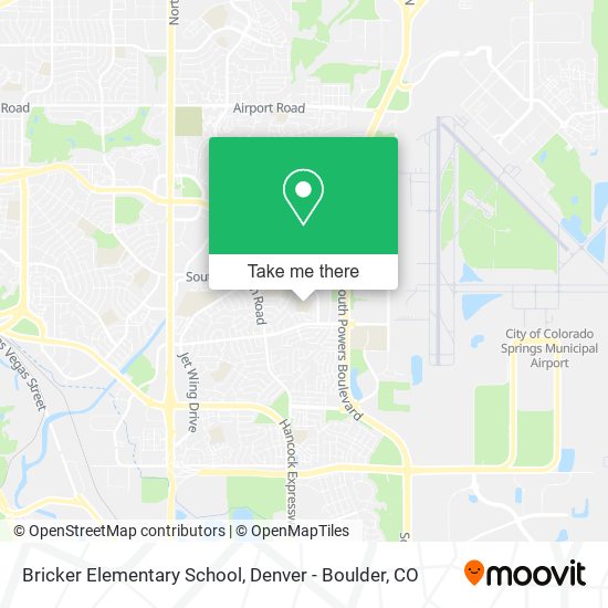 Bricker Elementary School map