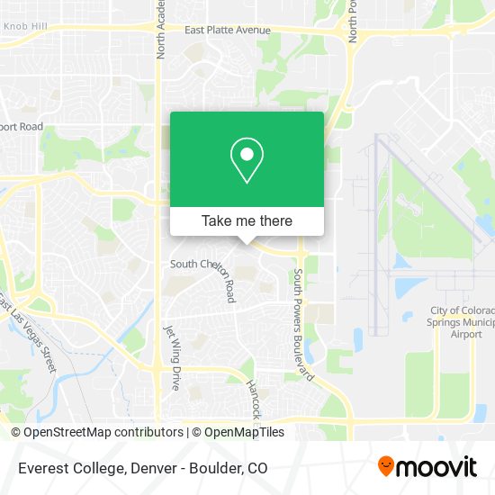 Everest College map