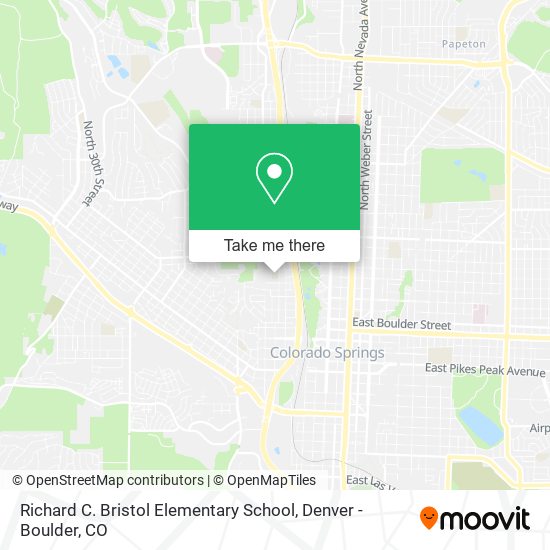 Richard C. Bristol Elementary School map