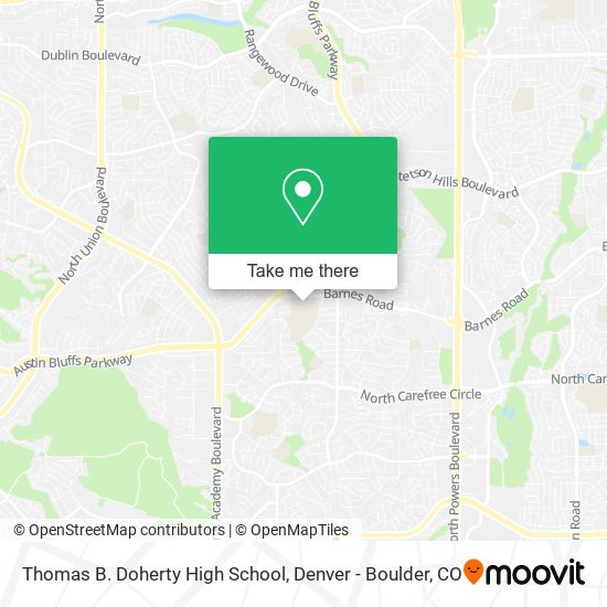 Mapa de Thomas B. Doherty High School