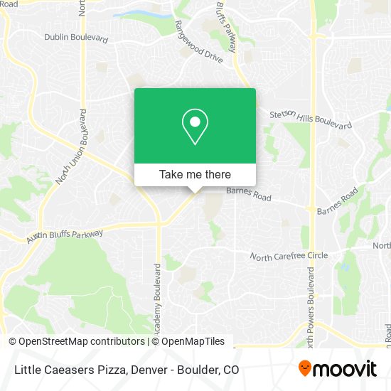 Mapa de Little Caeasers Pizza
