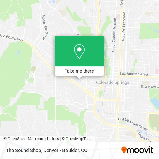 Mapa de The Sound Shop