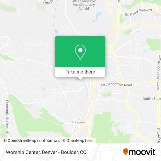 Mapa de Worship Center