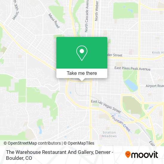 Mapa de The Warehouse Restaurant And Gallery