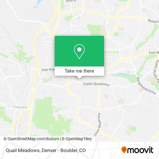 Quail Meadows map