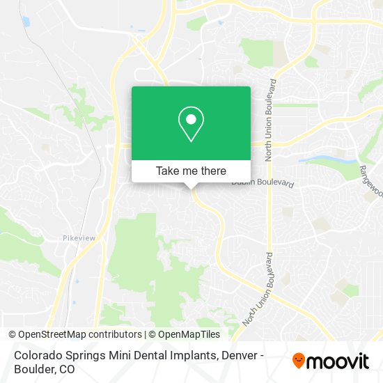 Colorado Springs Mini Dental Implants map