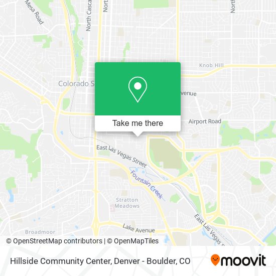 Hillside Community Center map