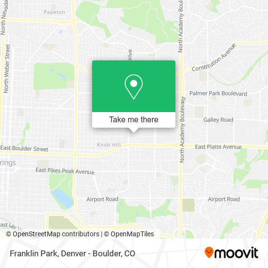 Franklin Park map