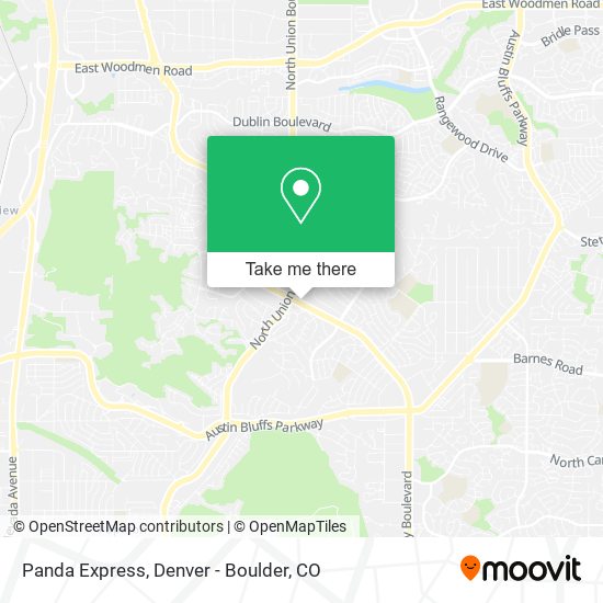 Panda Express map