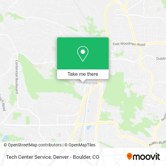 Mapa de Tech Center Service